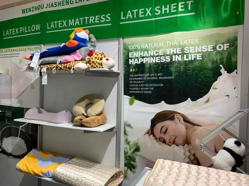 Wenzhou Jiasheng Latex Products Co., Ltd. osales Sleep Expo Lähis-Ida 2025 näitusel